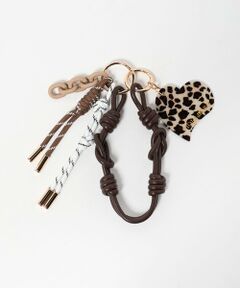 BEAUTY&YOUTH UNITED ARROWS / ビューティー&ユース ユナイテッドアローズ キーホルダー・ストラップ | ＜VIOLAd’ORO＞レオパード ハート バッグチャーム