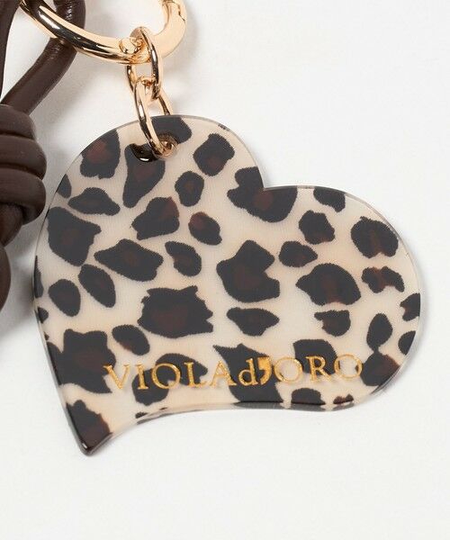 BEAUTY&YOUTH UNITED ARROWS / ビューティー&ユース ユナイテッドアローズ キーホルダー・ストラップ | ＜VIOLAd’ORO＞レオパード ハート バッグチャーム | 詳細8