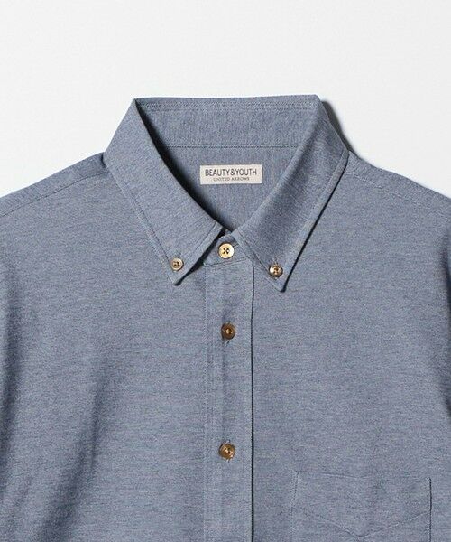 BEAUTY&YOUTH UNITED ARROWS / ビューティー&ユース ユナイテッドアローズ シャツ・ブラウス | クイック ストレッチ シャンブレー ボタンダウン シャツ SLIM型 吸水速乾 | 詳細5