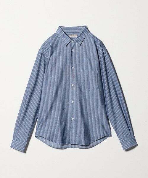 BEAUTY&YOUTH UNITED ARROWS / ビューティー&ユース ユナイテッドアローズ シャツ・ブラウス | クイック ストレッチ ストライプ レギュラー シャツ SLIM型 吸水速乾機能付き（COBALT）