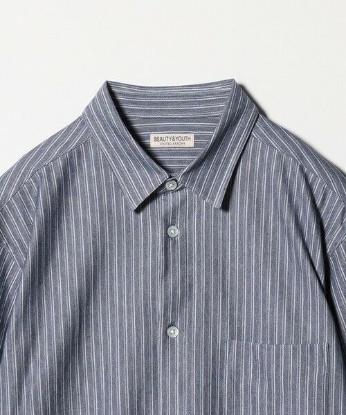 BEAUTY&YOUTH UNITED ARROWS / ビューティー&ユース ユナイテッドアローズ シャツ・ブラウス | クイック ストレッチ ストライプ レギュラー シャツ SLIM型 吸水速乾機能付き | 詳細11