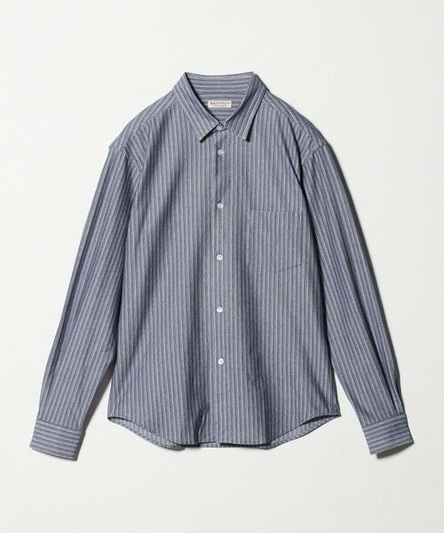 BEAUTY&YOUTH UNITED ARROWS / ビューティー&ユース ユナイテッドアローズ シャツ・ブラウス | クイック ストレッチ ストライプ レギュラー シャツ SLIM型 吸水速乾機能付き（NAVY）