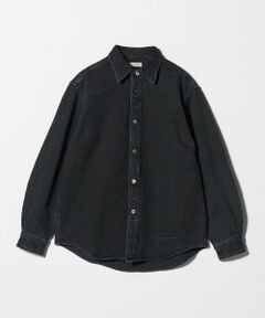 BEAUTY&YOUTH UNITED ARROWS / ビューティー&ユース ユナイテッドアローズ シャツ・ブラウス | ジャガード デニム レギュラー シャツ FORM型 ver2
