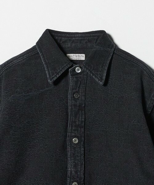 BEAUTY&YOUTH UNITED ARROWS / ビューティー&ユース ユナイテッドアローズ シャツ・ブラウス | ジャガード デニム レギュラー シャツ FORM型 ver2 | 詳細2
