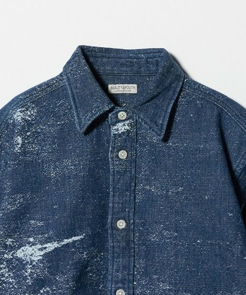 BEAUTY&YOUTH UNITED ARROWS / ビューティー&ユース ユナイテッドアローズ シャツ・ブラウス | ジャガード デニム レギュラー シャツ FORM型 ver2 | 詳細6