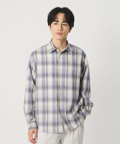 BEAUTY&YOUTH UNITED ARROWS / ビューティー&ユース ユナイテッドアローズ シャツ・ブラウス | 尾州 TW オンブレ チェック レギュラー シャツ GRANDE TAPERD型 ウォッシャブル MADE IN JAPAN