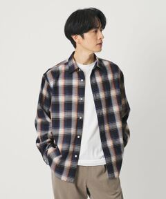 BEAUTY&YOUTH UNITED ARROWS / ビューティー&ユース ユナイテッドアローズ シャツ・ブラウス | 尾州 TW オンブレ チェック レギュラー シャツ GRANDE TAPERD型 ウォッシャブル MADE IN JAPAN