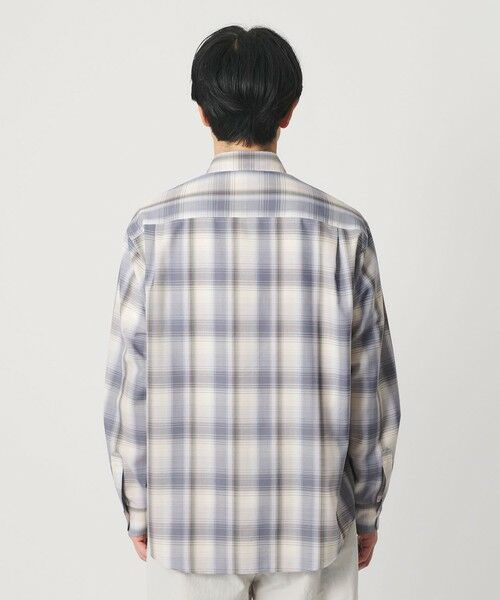 BEAUTY&YOUTH UNITED ARROWS / ビューティー&ユース ユナイテッドアローズ シャツ・ブラウス | 尾州 TW オンブレ チェック レギュラー シャツ GRANDE TAPERD型 ウォッシャブル MADE IN JAPAN | 詳細6