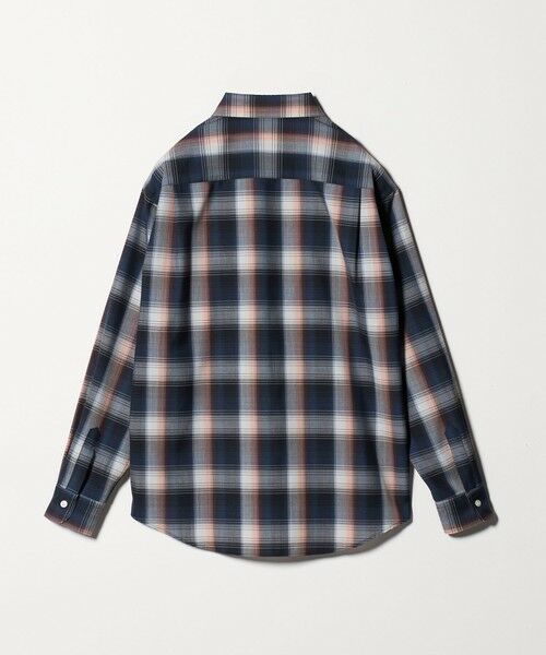 BEAUTY&YOUTH UNITED ARROWS / ビューティー&ユース ユナイテッドアローズ シャツ・ブラウス | 尾州 TW オンブレ チェック レギュラー シャツ GRANDE TAPERD型 ウォッシャブル MADE IN JAPAN | 詳細18