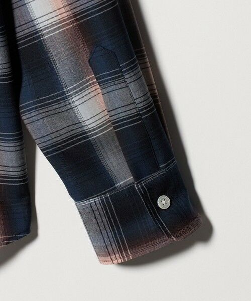 BEAUTY&YOUTH UNITED ARROWS / ビューティー&ユース ユナイテッドアローズ シャツ・ブラウス | 尾州 TW オンブレ チェック レギュラー シャツ GRANDE TAPERD型 ウォッシャブル MADE IN JAPAN | 詳細20