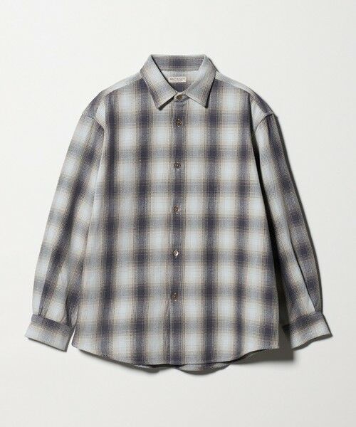 BEAUTY&YOUTH UNITED ARROWS / ビューティー&ユース ユナイテッドアローズ シャツ・ブラウス | ドライ ネル オンブレ レギュラーカラー シャツ GRANDE型 | 詳細7