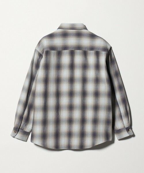 BEAUTY&YOUTH UNITED ARROWS / ビューティー&ユース ユナイテッドアローズ シャツ・ブラウス | ドライ ネル オンブレ レギュラーカラー シャツ GRANDE型 | 詳細8