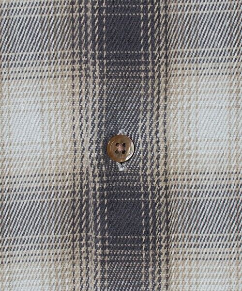 BEAUTY&YOUTH UNITED ARROWS / ビューティー&ユース ユナイテッドアローズ シャツ・ブラウス | ドライ ネル オンブレ レギュラーカラー シャツ GRANDE型 | 詳細10