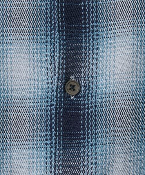 BEAUTY&YOUTH UNITED ARROWS / ビューティー&ユース ユナイテッドアローズ シャツ・ブラウス | ドライ ネル オンブレ レギュラーカラー シャツ GRANDE型 | 詳細21