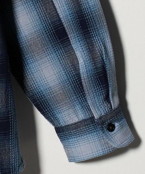 BEAUTY&YOUTH UNITED ARROWS / ビューティー&ユース ユナイテッドアローズ シャツ・ブラウス | ドライ ネル オンブレ レギュラーカラー シャツ GRANDE型 | 詳細25