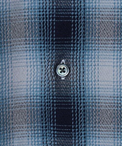 BEAUTY&YOUTH UNITED ARROWS / ビューティー&ユース ユナイテッドアローズ シャツ・ブラウス | ドライ ネル オンブレ レギュラーカラー シャツ GRANDE型 | 詳細26