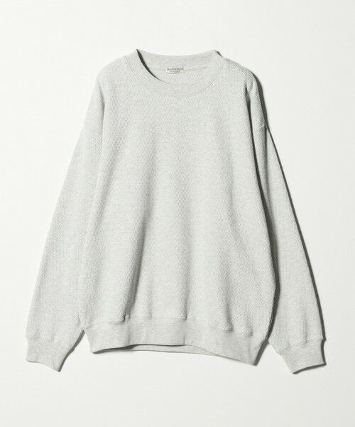 BEAUTY&YOUTH UNITED ARROWS / ビューティー&ユース ユナイテッドアローズ カットソー | ライスサーマル バルーン クルーネック カットソー（LT.GRAY）