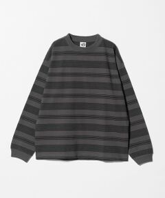 12oz ヘビーウェイト ボーダー クルーネック カットソー