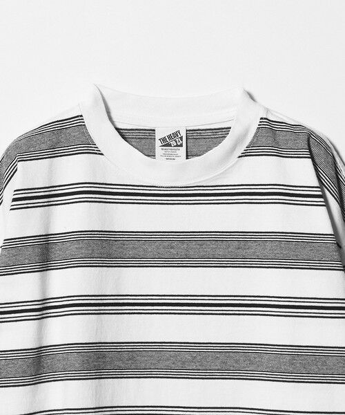 BEAUTY&YOUTH UNITED ARROWS / ビューティー&ユース ユナイテッドアローズ カットソー | 12oz ヘビーウェイト ボーダー クルーネック カットソー | 詳細4