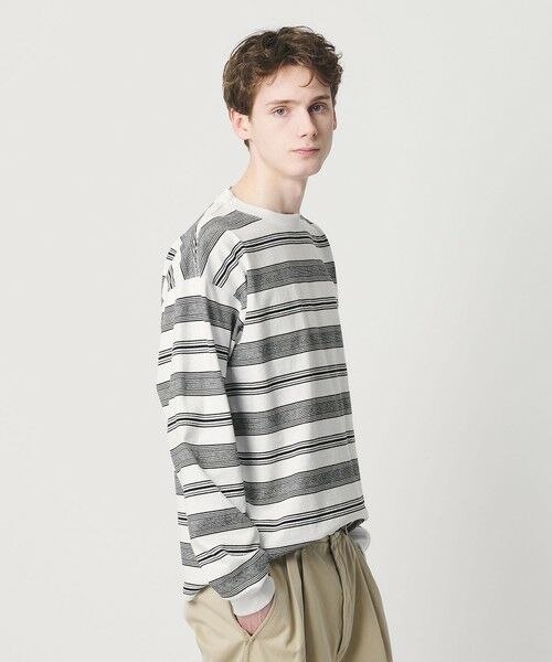 BEAUTY&YOUTH UNITED ARROWS / ビューティー&ユース ユナイテッドアローズ カットソー | 12oz ヘビーウェイト ボーダー クルーネック カットソー | 詳細1
