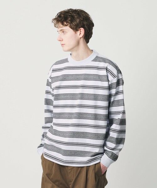 BEAUTY&YOUTH UNITED ARROWS / ビューティー&ユース ユナイテッドアローズ カットソー | 12oz ヘビーウェイト ボーダー クルーネック カットソー | 詳細14