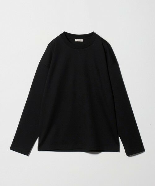 BEAUTY&YOUTH UNITED ARROWS / ビューティー&ユース ユナイテッドアローズ カットソー | プラチナ ポンチ クルーネック カットソー 抗菌防臭（BLACK）