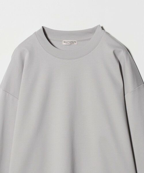 BEAUTY&YOUTH UNITED ARROWS / ビューティー&ユース ユナイテッドアローズ カットソー | プラチナ ポンチ クルーネック カットソー 抗菌防臭 | 詳細8
