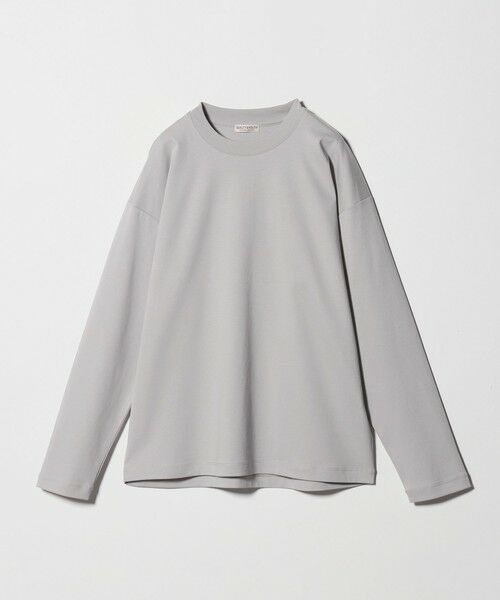 BEAUTY&YOUTH UNITED ARROWS / ビューティー&ユース ユナイテッドアローズ カットソー | プラチナ ポンチ クルーネック カットソー 抗菌防臭（LT.GRAY）