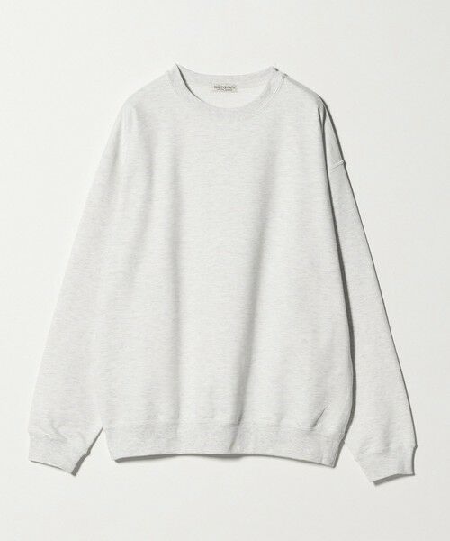 BEAUTY&YOUTH UNITED ARROWS / ビューティー&ユース ユナイテッドアローズ カットソー | カネマサメリヤス 36G クルーネック スウェット -MADE IN JAPAN-（LT.GRAY）