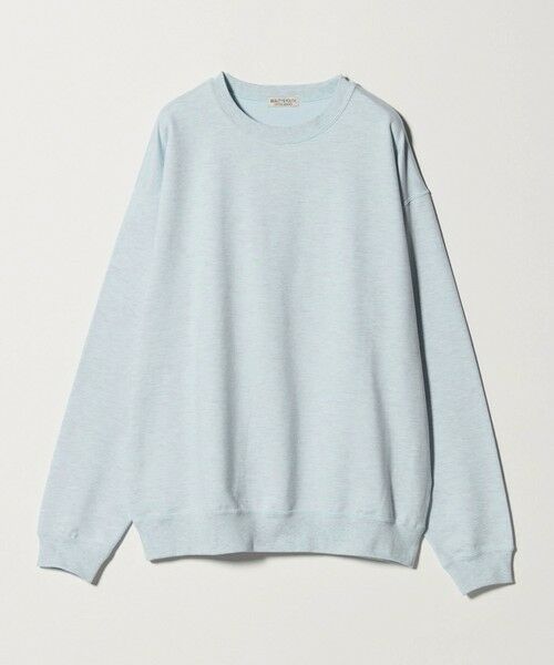 BEAUTY&YOUTH UNITED ARROWS / ビューティー&ユース ユナイテッドアローズ カットソー | カネマサメリヤス 36G クルーネック スウェット -MADE IN JAPAN-（LT.BLUE）