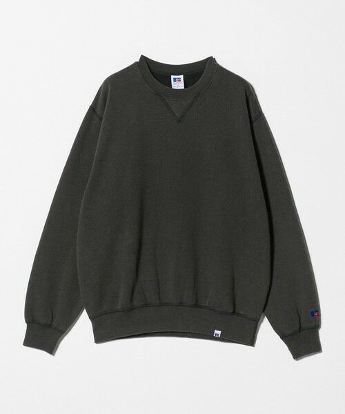 BEAUTY&YOUTH UNITED ARROWS / ビューティー&ユース ユナイテッドアローズ カットソー | ＜RUSSELL ATHLETIC × BEAUTY&YOUTH＞フェード クルーネック スウェット（BLACK）
