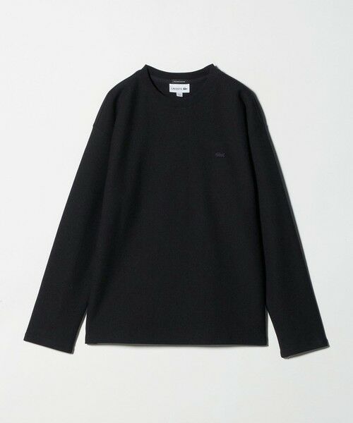 BEAUTY&YOUTH UNITED ARROWS / ビューティー&ユース ユナイテッドアローズ カットソー | ＜LACOSTE for BEAUTY&YOUTH＞ワントーン ロング スリーブ カットソー（BLACK）