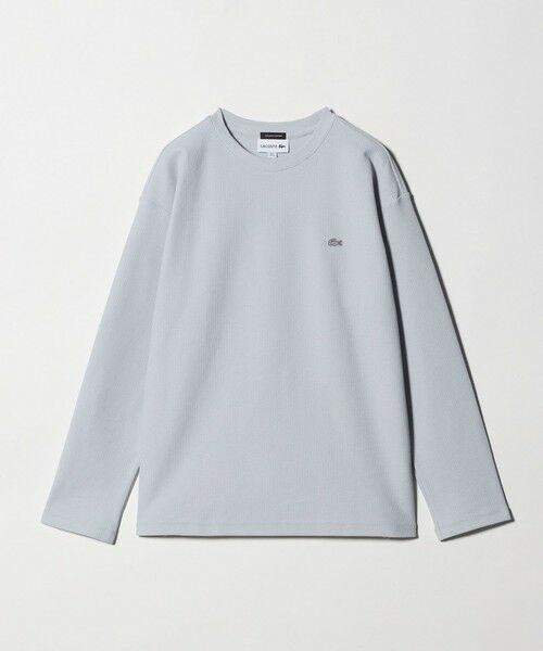 BEAUTY&YOUTH UNITED ARROWS / ビューティー&ユース ユナイテッドアローズ カットソー | ＜LACOSTE for BEAUTY&YOUTH＞ワントーン ロング スリーブ カットソー（LT.GRAY）