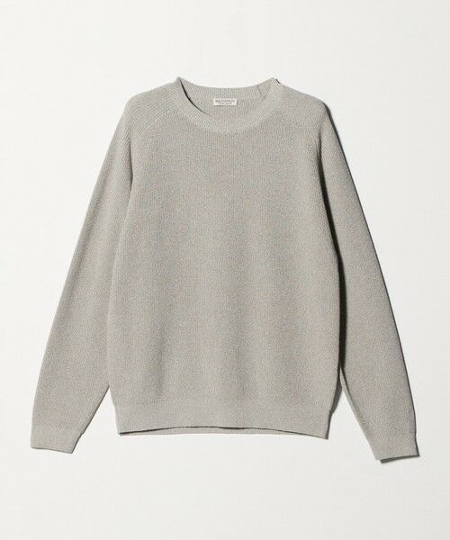 BEAUTY&YOUTH UNITED ARROWS / ビューティー&ユース ユナイテッドアローズ ニット・セーター | ブークレ ミックス 12ゲージ アゼ クルーネック ニット ウォッシャブル | 詳細5