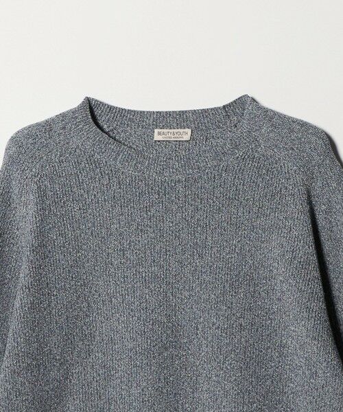 BEAUTY&YOUTH UNITED ARROWS / ビューティー&ユース ユナイテッドアローズ ニット・セーター | ブークレ ミックス 12ゲージ アゼ クルーネック ニット ウォッシャブル | 詳細17