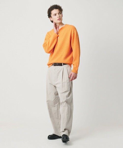 BEAUTY&YOUTH UNITED ARROWS / ビューティー&ユース ユナイテッドアローズ ニット・セーター | リラックス 4ボタン ヘンリーネック ニット | 詳細14