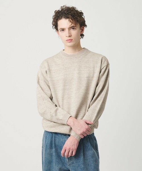 BEAUTY&YOUTH UNITED ARROWS / ビューティー&ユース ユナイテッドアローズ ニット・セーター | ハイブリッド リネン クルーネック ニット | 詳細4