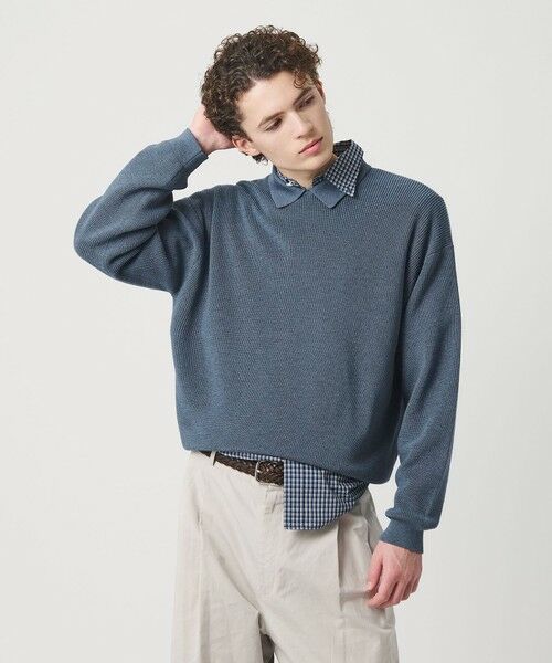 BEAUTY&YOUTH UNITED ARROWS / ビューティー&ユース ユナイテッドアローズ ニット・セーター | ファイン アゼ カラー ニット ウォッシャブル | 詳細8