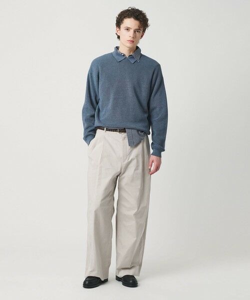 BEAUTY&YOUTH UNITED ARROWS / ビューティー&ユース ユナイテッドアローズ ニット・セーター | ファイン アゼ カラー ニット ウォッシャブル | 詳細9