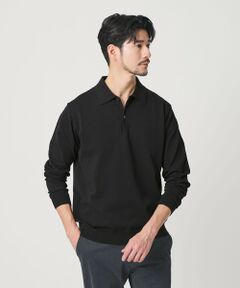 【WEB限定 WARDROBE SMART】KOUKIN ハイゲージ ニット ポロシャツ【抗菌・防臭】