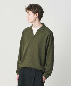 BEAUTY&YOUTH UNITED ARROWS / ビューティー&ユース ユナイテッドアローズ ニット・セーター | クリンプ コットン ポロ スキッパー ニット