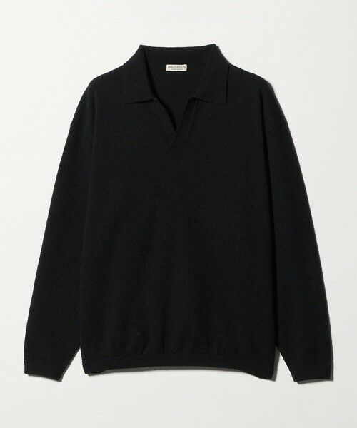BEAUTY&YOUTH UNITED ARROWS / ビューティー&ユース ユナイテッドアローズ ニット・セーター | クリンプ コットン ポロ スキッパー ニット | 詳細7