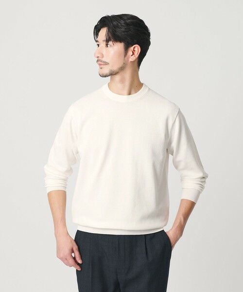 BEAUTY&YOUTH UNITED ARROWS / ビューティー&ユース ユナイテッドアローズ ニット・セーター | 【WEB限定 WARDROBE SMART】KOUKIN ハイゲージ ニット クルーネック【抗菌・防臭】 | 詳細2