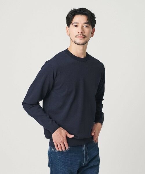 BEAUTY&YOUTH UNITED ARROWS / ビューティー&ユース ユナイテッドアローズ ニット・セーター | 【WEB限定 WARDROBE SMART】KOUKIN ハイゲージ ニット クルーネック【抗菌・防臭】 | 詳細24