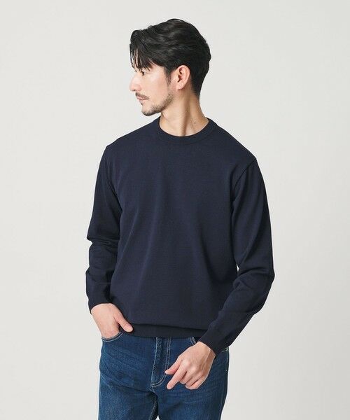 BEAUTY&YOUTH UNITED ARROWS / ビューティー&ユース ユナイテッドアローズ ニット・セーター | 【WEB限定 WARDROBE SMART】KOUKIN ハイゲージ ニット クルーネック【抗菌・防臭】 | 詳細25
