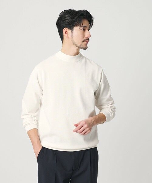 BEAUTY&YOUTH UNITED ARROWS / ビューティー&ユース ユナイテッドアローズ ニット・セーター | 【WEB限定 WARDROBE SMART】KOUKIN ハイゲージ ニット モックネック【抗菌・防臭】 | 詳細2