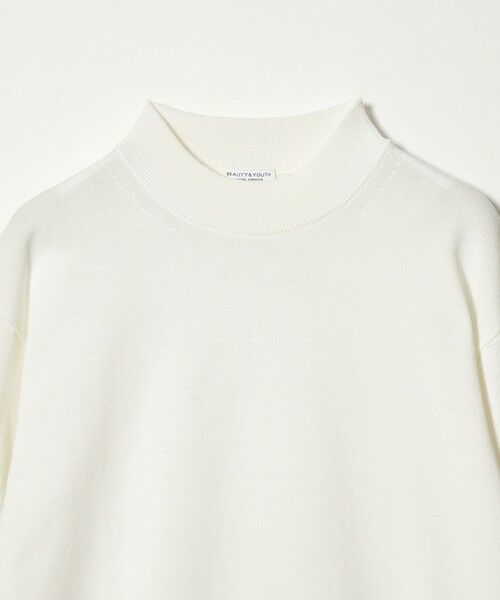 BEAUTY&YOUTH UNITED ARROWS / ビューティー&ユース ユナイテッドアローズ ニット・セーター | 【WEB限定 WARDROBE SMART】KOUKIN ハイゲージ ニット モックネック【抗菌・防臭】 | 詳細7