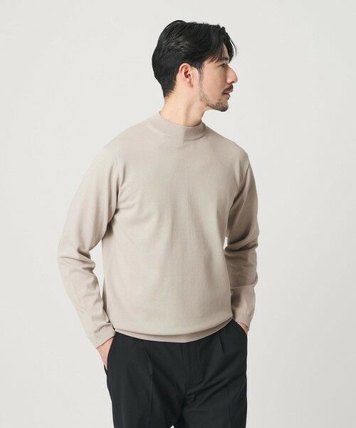 BEAUTY&YOUTH UNITED ARROWS / ビューティー&ユース ユナイテッドアローズ ニット・セーター | 【WEB限定 WARDROBE SMART】KOUKIN ハイゲージ ニット モックネック【抗菌・防臭】 | 詳細16