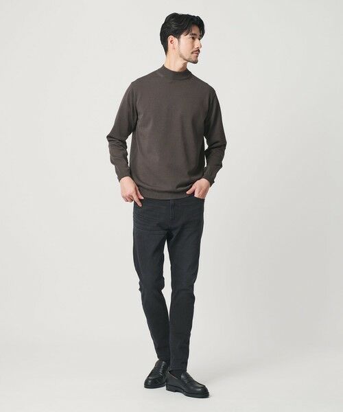 BEAUTY&YOUTH UNITED ARROWS / ビューティー&ユース ユナイテッドアローズ ニット・セーター | 【WEB限定 WARDROBE SMART】KOUKIN ハイゲージ ニット モックネック【抗菌・防臭】 | 詳細25