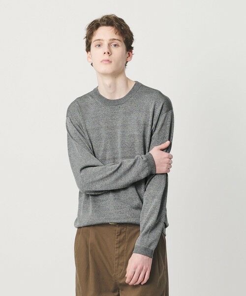 BEAUTY&YOUTH UNITED ARROWS / ビューティー&ユース ユナイテッドアローズ ニット・セーター | フュージョン カラー ロングスリーブ ニットT | 詳細1